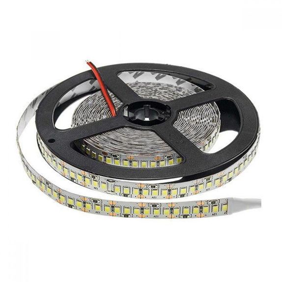 Banda LED 12V 9.6W/m, 120LED/m, IP20, R2835, lumina calda - rola de 5m