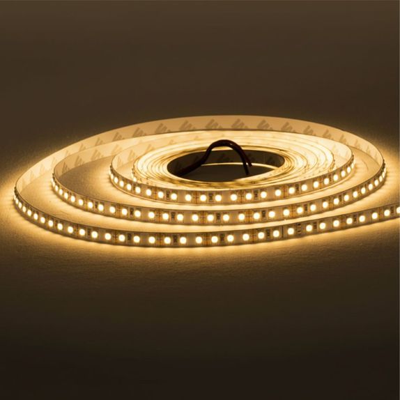 Banda LED 12V 9.6W/m, 120LED/m, IP20, R2835, lumina calda - rola de 5m