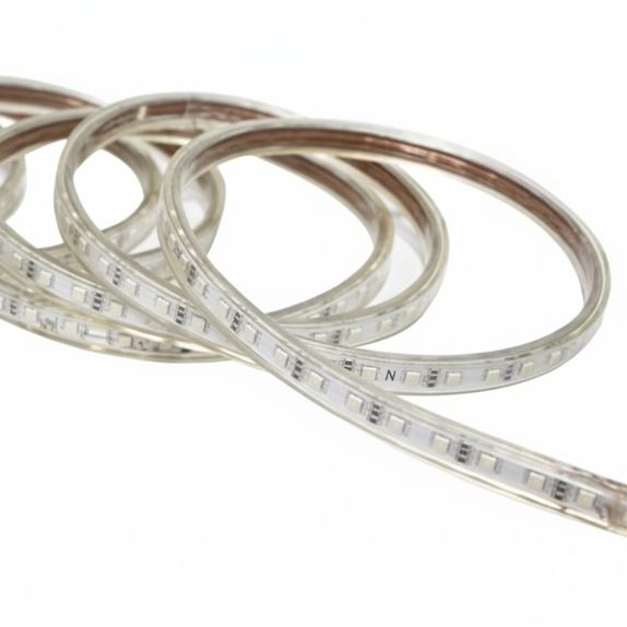 Banda LED 220V 6400K 9.6W/m, Ip65, 120Led/m, 2835, lumina rece