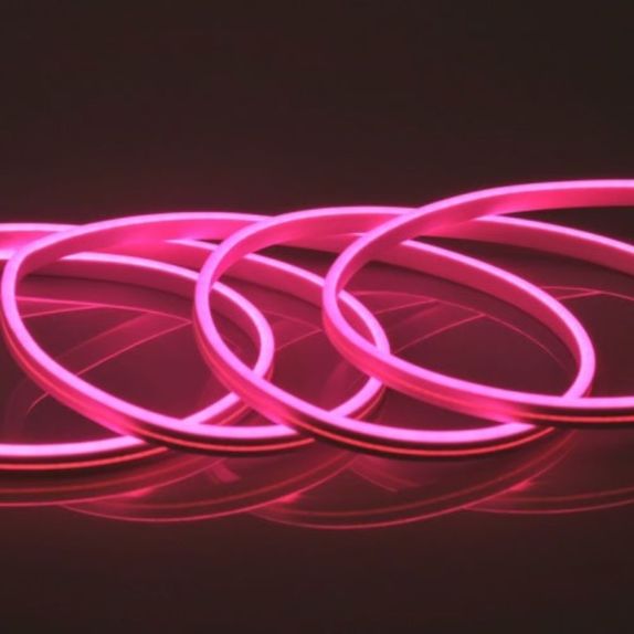 Neon Flex Roz 10W/M SMD2835 8x16mm/220V