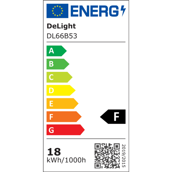 Banda led COB rigida 18W 6500K