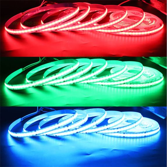 BANDA LED COB RGB 672 LED/m 21W/m 24V (5m/rola)