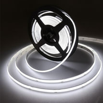 Banda led COB 12W/m 320led/m 4000K 24V IP20 rola 5m PCB 8mm