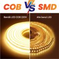 Banda led COB 10W/m 220V 4000K