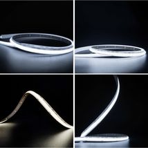 Banda LED lumina continua 10W/m LUMINA RECE 5m/Rola FCOB