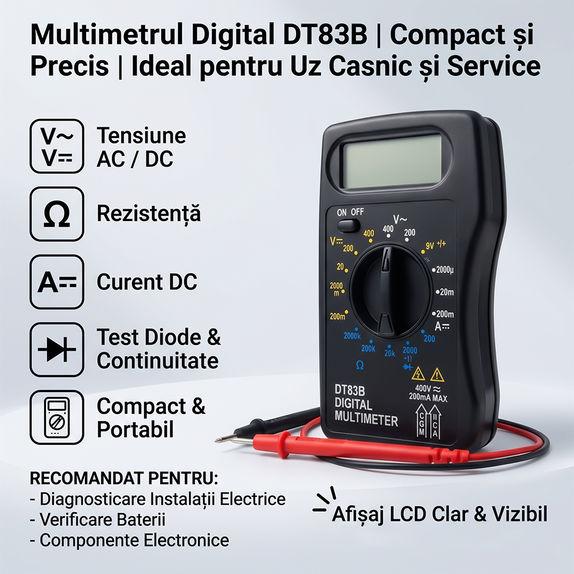 Multimetru digital DT83B
