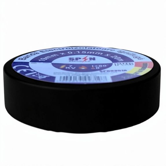 Banda Izolier Neagra Ignifuga 19X0.15mm 20M