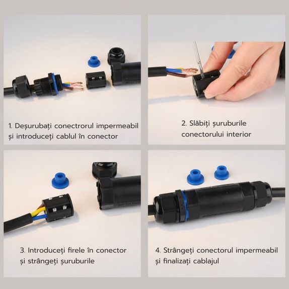 CONECTOR I 3 PINI IP68
