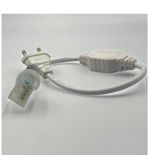 ALIMENTATOR NEON FLEX CU STECHER 220V 14X23MM 9MM PIN