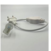 ALIMENTATOR NEON FLEX CU STECHER 220V 14X23MM 9MM PIN