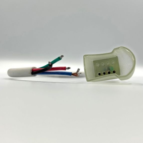 CABLU ALIMENTARE PT. NEON FLEX 12V 5050 PINI 12 MM 230X28X15MM