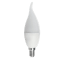 Bec Led Lumanare Flama E14, model C35, 7W= 60W, lumina calda, 3+1GRATIS