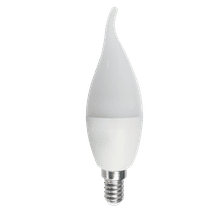Bec Led Lumanare Flama E14, model C35, 7W= 60W, lumina calda, 3+1GRATIS