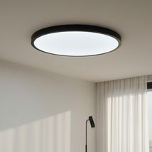 Plafoniera led ajustabila neagra 24W 3000K-6000K IP40