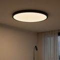 Plafoniera led ajustabila neagra 40W 3000K-6000K IP40