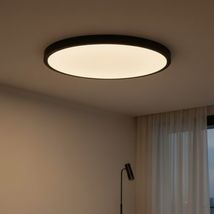 Plafoniera led ajustabila neagra 40W 3000K-6000K IP40