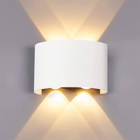 APLICA LED PERETE LUMARO 4W 400LM 3000K ALBA 3000K ALBA 120*78*40MM
