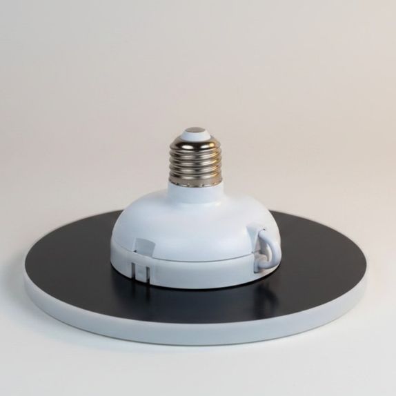 Spot Led Luna + Adaptor dulie E27, 22W, Ø170mm, 22W=200W, 6000K, lumina rece, 3+1 GRATIS