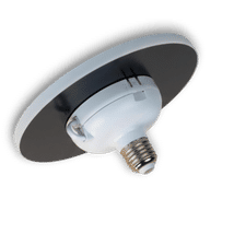 Spot Led Luna + Adaptor dulie E27, 22W, Ø170mm, 22W=200W, 6000K, lumina rece