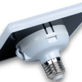 Spot Led Luna + Adaptor dulie E27, 120x120mm, 14W=130W, 6000K, lumina rece, 3+1 GRATIS