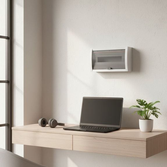 Tablou sigurante 18P IP40 usa transparenta - montaj aplicat VIKO