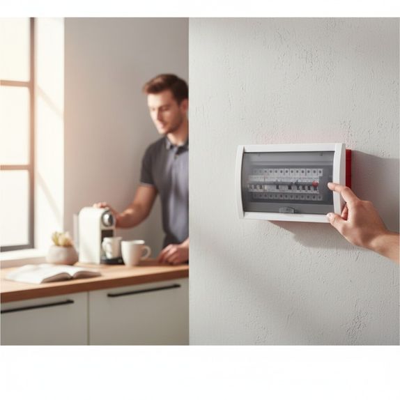 Tablou sigurante 18P IP40 usa transparenta - montaj ingropat VIKO
