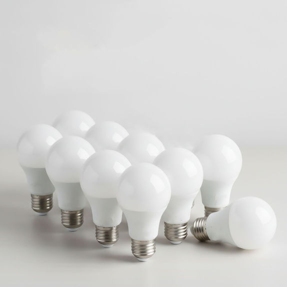 Bec Led E27, model glob A60, 12W=100W lumina rece, 9+1 GRATIS