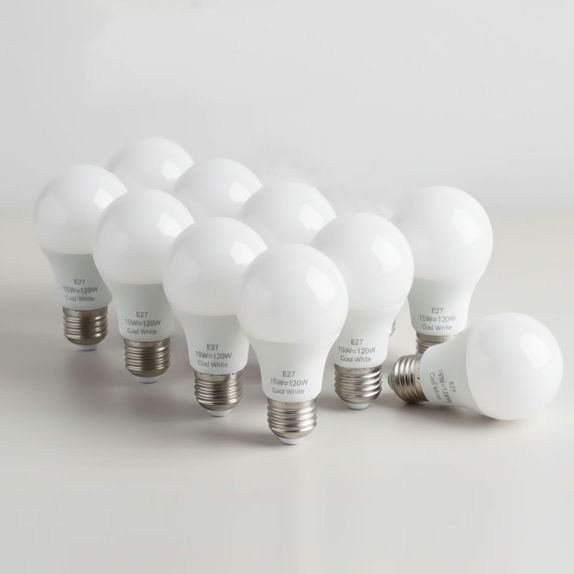 Bec Led E27 model glob A60 15W=120W lumina rece 9+1 GRATIS