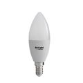 Bec Led Lumanare E14, model C37, 9W=80W, lumina rece 9+1 GRATIS