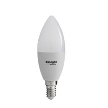 Bec Led Lumanare E14, model C37, 9W=80W, lumina rece 9+1 GRATIS