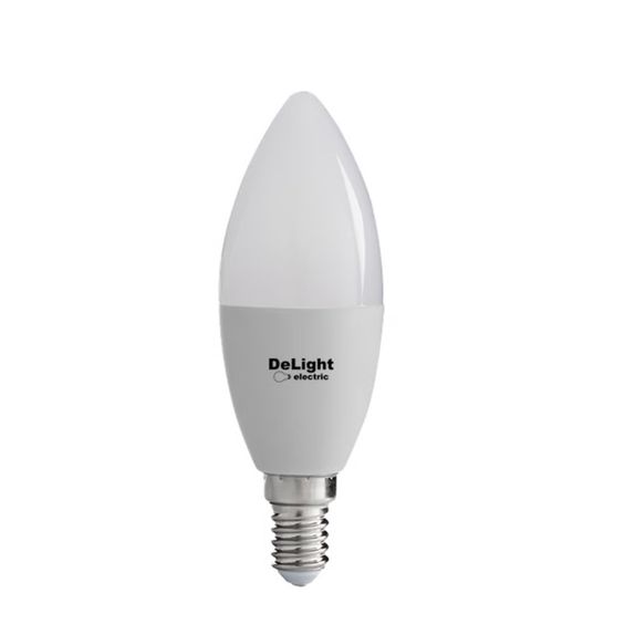 Bec Led Lumanare E14, model C37, 9W=80W, lumina rece 9+1 GRATIS