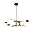 Lustra cu bec led 6xE27 aurie 82x72cm