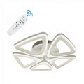 Lustra LED Living 5 Brate 80W – Telecomanda IR, 3 Temperaturi de Culoare, 47cm