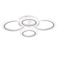Lustra LED Living Dormitor 4 Brate 56W – Telecomanda IR, 3 Temperaturi, 58cm
