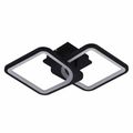 Lustra Led Neagra Cu Telecomanda 56W Cu 4 Brate 3 Culori 580Mm X 90Mm