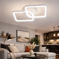 Lustra Led Patrate 50W Cu 2 Brate 3 Culori+Ir 550Mm X 115Mm
