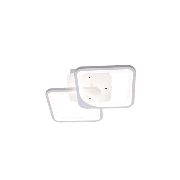 Lustra Led Patrate 50W Cu 2 Brate 3 Culori+Ir 550Mm X 115Mm