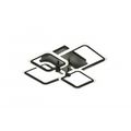 Lustra led neagra 80W Cu 4 Brate 3 Culori 600X120Mm