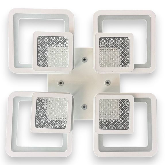 Lustra LED Living 8 Brate 100W – Telecomanda IR, 3 Temperaturi de Culoare, 45cm