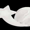 Lustra LED Forma Stea 3 Brate 62W – Dimabila, Telecomanda IR, 3 Temperaturi
