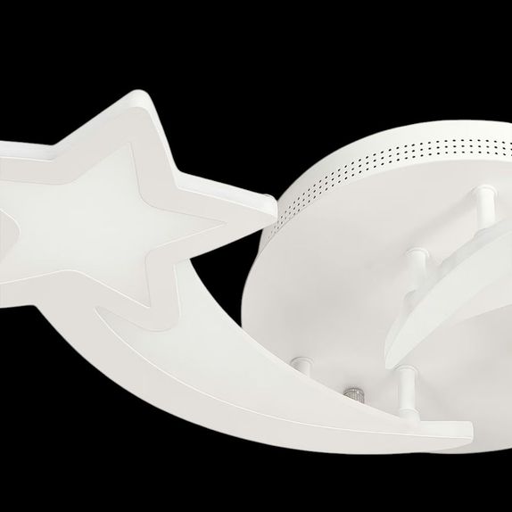 Lustra LED Forma Stea 3 Brate 62W – Dimabila, Telecomanda IR, 3 Temperaturi