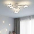 Lustra LED Forma Stea 3 Brate 62W – Dimabila, Telecomanda IR, 3 Temperaturi