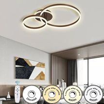 Lustra Led cercuri 95w/5100lm cu Telecomanda 300+500mm