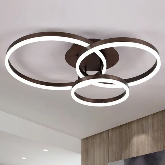 Lustra Led moderna dimabila 85w/4500lm cu Telecomanda 200+300+400mm