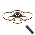 Lustra Led moderna Dimabila 222w/9400lm cu Telecomanda 300*2+400*2+500*2mm