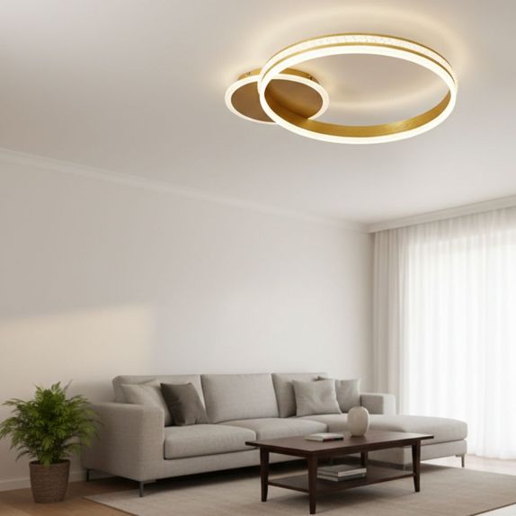Plafoniera LED Aurie Dimabila 100W – 6300lm, Telecomanda, 3 Temperaturi, 50cm