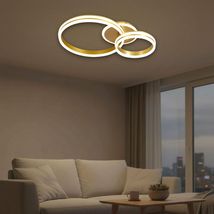 Lustra Led moderna Dimabila 150w/9200lm cu Telecomanda 300+500mm