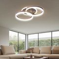 Lustra led 64W cu doua brate si telecomanda 3000/4000/6500K