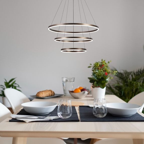 Lustra Led Pe Cablu Ajustabila 158W/5100Lm/3000K/4000K/6500K + Ir 400Mm X 600Mm X 800Mm