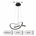 Lustra LED Ajustabila pe Cablu 66W – 4000lm, 3 Temperaturi Reglabile, 50cm